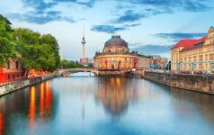 Museum,Island,On,Spree,River,And,Alexanderplatz,Tv,Tower,In