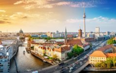 Panoramic,View,At,The,Berlin,City,Center,At,Sunset